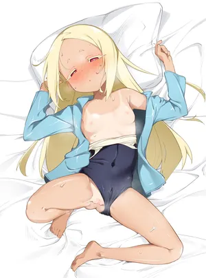 [猫乃またたび] スク水こりすちゃんとなかよし☺️