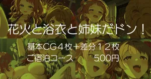 花火と浴衣と姉妹だドン！(学園アイドルマスター)