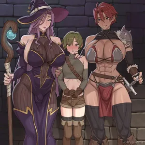 Rookie Adventurer Boy Becomes a Fleshlight for Futanari Adventurers (redraw) [decensored] [text cleaned]