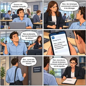 Sanction au bureau [AI Generated]