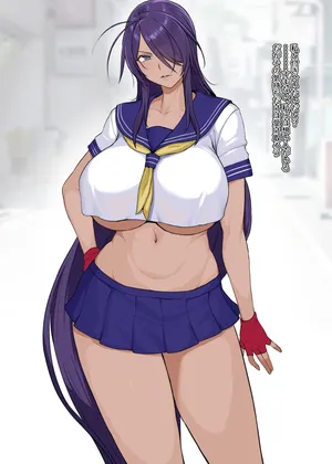 [Yesman] 堕ち済み関羽さん、路上でチンピラ彼氏とメス顔でイチャつきまくって発情してしま (一騎当千)