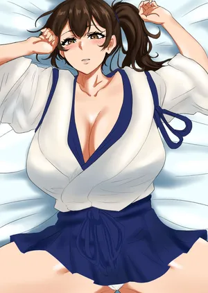 [ぽののぞ] ベッドに押し倒される加賀＋差分 (艦隊これくしょん -艦これ-)