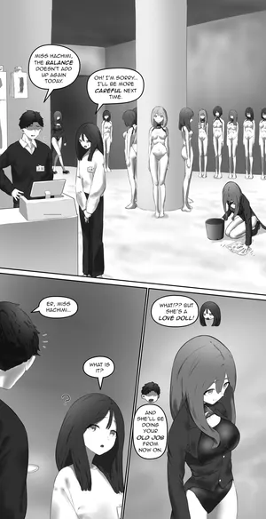 Love doll store clerk