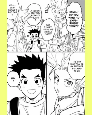 [Musekinin (Saruo)] Tsukasa and Senku Become Unrelated Brothers in a Modern AU (Dr.STONE)