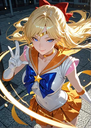 Sailor Moon cartoon parody 3d [AI Generated]