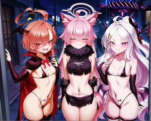 [SUBSCRIBESTAR] Takanashi Hoshino, Sorasaki Hina & Mikamo Neru [Silvesta] (AI generated)