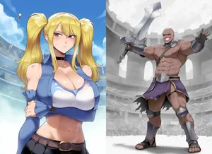 MeepKing Lucy's Loss Against the Sabertooth Guild (NTR) [AI Generated]