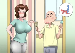 [kohuni] Musae and Grandpa (Crayon Shin-chan)
