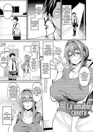 [Nishida Megane] Sewayaki Ooya-san｜La amable casera (Urezakari Oku-sama wa Majiwaritai) [Spanish] [K-le Traducciones] [Digital]