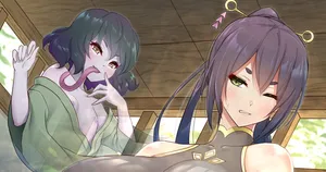 [Yotogi] [Yotogibanashi] Joryuu Onmyoji no Akaname Taiji (Sca Chuui) [Tanpen CG Shuu] | 여류 음양사의 아카나메 퇴치 (스캇 주의)【단편CG집】[Korean]