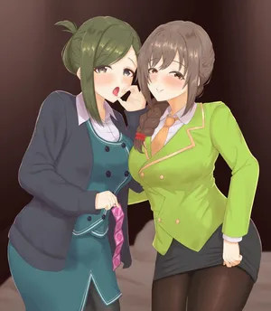 [考える蟹の脚] ちひろ&はづき 夜のログインボーナス💕 (アイドルマスターシャイニーカラーズ)