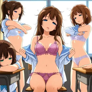 JKs who are hypnotized by a group and take off their uniforms