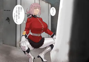 [まっつーＸＰ] ナイチンゲール：任務中に公衆トイレふたなりオナニー