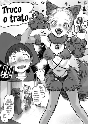 [Haguhagu] Manadeshi to Halloween｜Halloween con Mi Amada Discípula [Spanish] [Hs enfermos]