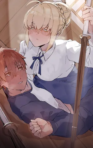 [Angel] Sword and Sheath. Saber x Shirou (Fate/stay night)