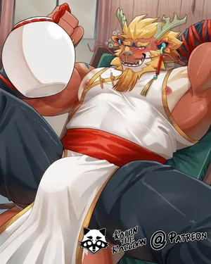 [RatonTheRaccoon] Happy Lunar New Year 2024 - The Year of the Dragon (OC)