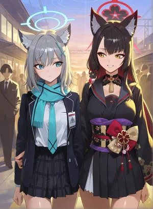 2025-10-12 Shiroko x Wakamo   RAMETAKI (PATREON) AI GENERATE