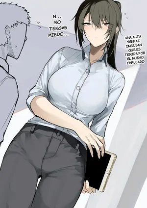 [Okyou] Ookii OL Onee-san no Manga｜Un Manga Protagonizado por una Oficinista Alta y Madura [Spanish] [JFairy Traslate]
