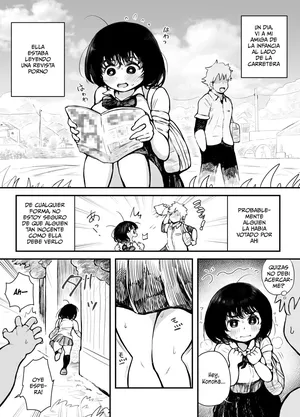 [Muigyuu] Erohon de Hatsujou Shichatta Osananajimi｜Mi amiga de la infancia se emociona por una revista para adultos  [Spanish] [Me Banearon x P3NDEJ0]